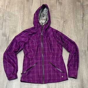 Burton DryRide Purple Hooded Snowboard Shell - S